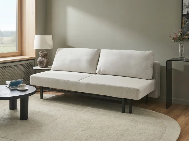 Bäddsoffa Roykka - Off-White - Möbler - Vardagsrum - Bäddsoffor - 3-sits bäddsoffa