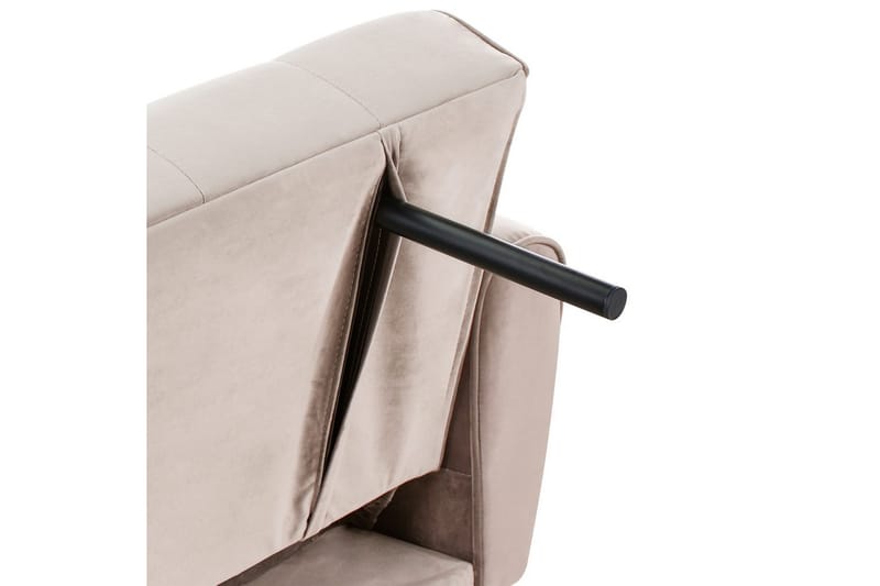 Bäddsoffa Selnes - Beige, koppar - Möbler - Vardagsrum - Bäddsoffor