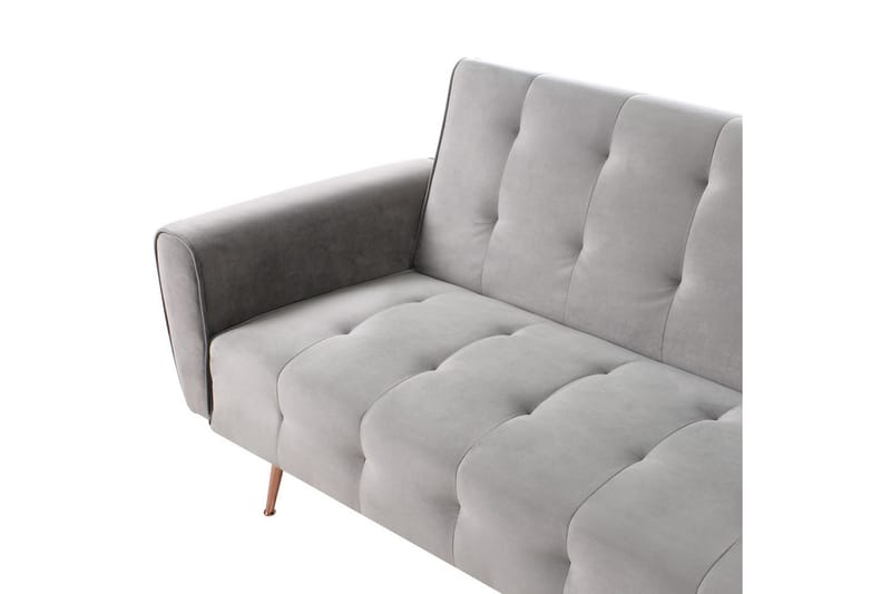Bäddsoffa Selnes - Grå, koppar - Möbler - Vardagsrum - Bäddsoffor