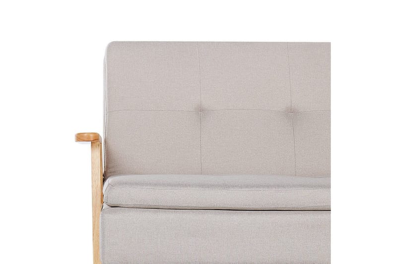 Bäddsoffa Tjorn - Beige, ljust trä, 185x110 cm - Möbler - Vardagsrum - Bäddsoffor