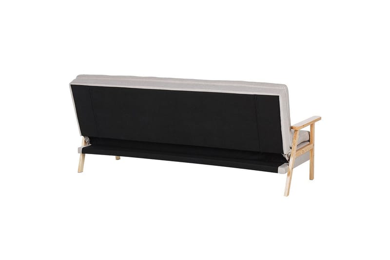 Bäddsoffa Tjorn - Beige, ljust trä, 185x110 cm - Möbler - Vardagsrum - Bäddsoffor