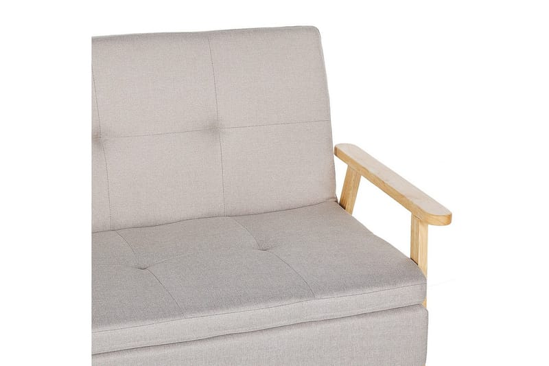 Bäddsoffa Tjorn - Beige, ljust trä, 185x110 cm - Möbler - Vardagsrum - Bäddsoffor