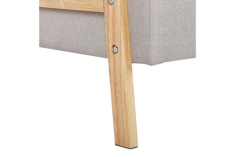 Bäddsoffa Tjorn - Beige, ljust trä, 185x110 cm - Möbler - Vardagsrum - Bäddsoffor