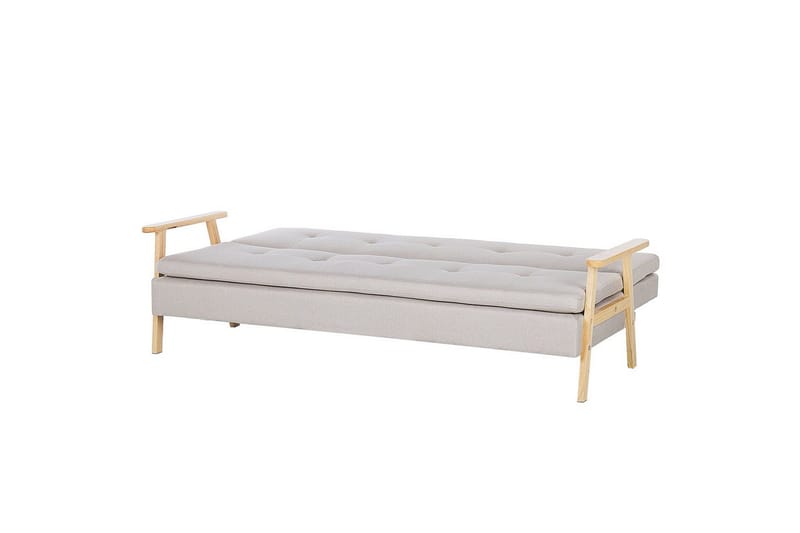 Bäddsoffa Tjorn - Beige, ljust trä, 185x110 cm - Möbler - Vardagsrum - Bäddsoffor