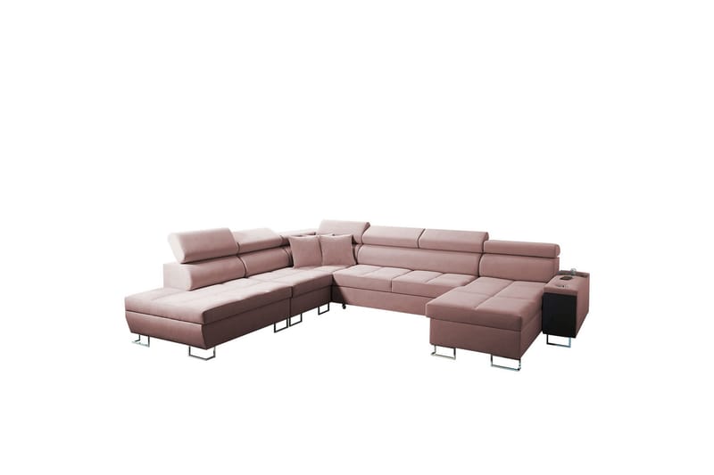 Morenia Bäddsoffa m. Divan och Schäslong - Möbler - Vardagsrum - Bäddsoffor - U bäddsoffa