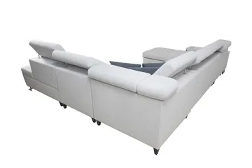 Morenia Bäddsoffa m. Divan och Schäslong - Möbler - Vardagsrum - Bäddsoffor - U bäddsoffa