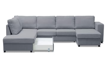 Verona U-Bäddsoffa Vänster - Ljusgrå - Möbler - Vardagsrum - Bäddsoffor - U bäddsoffa
