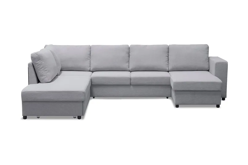 Verona U-Bäddsoffa Vänster - Ljusgrå - Möbler - Vardagsrum - Bäddsoffor - U bäddsoffa