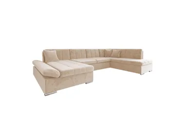Zumar Bäddsoffa med Divan och Schäslong 4-sits i Chenille