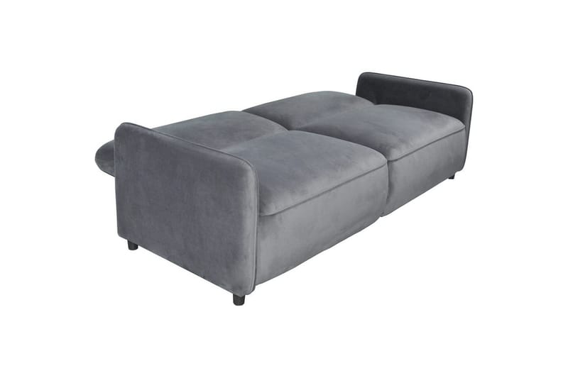 Bäddsoffa utan divan & schäslong Loft24 Bäddsoffa Loft24 Alicia Grey Velvet - Möbler - Vardagsrum - Bäddsoffor