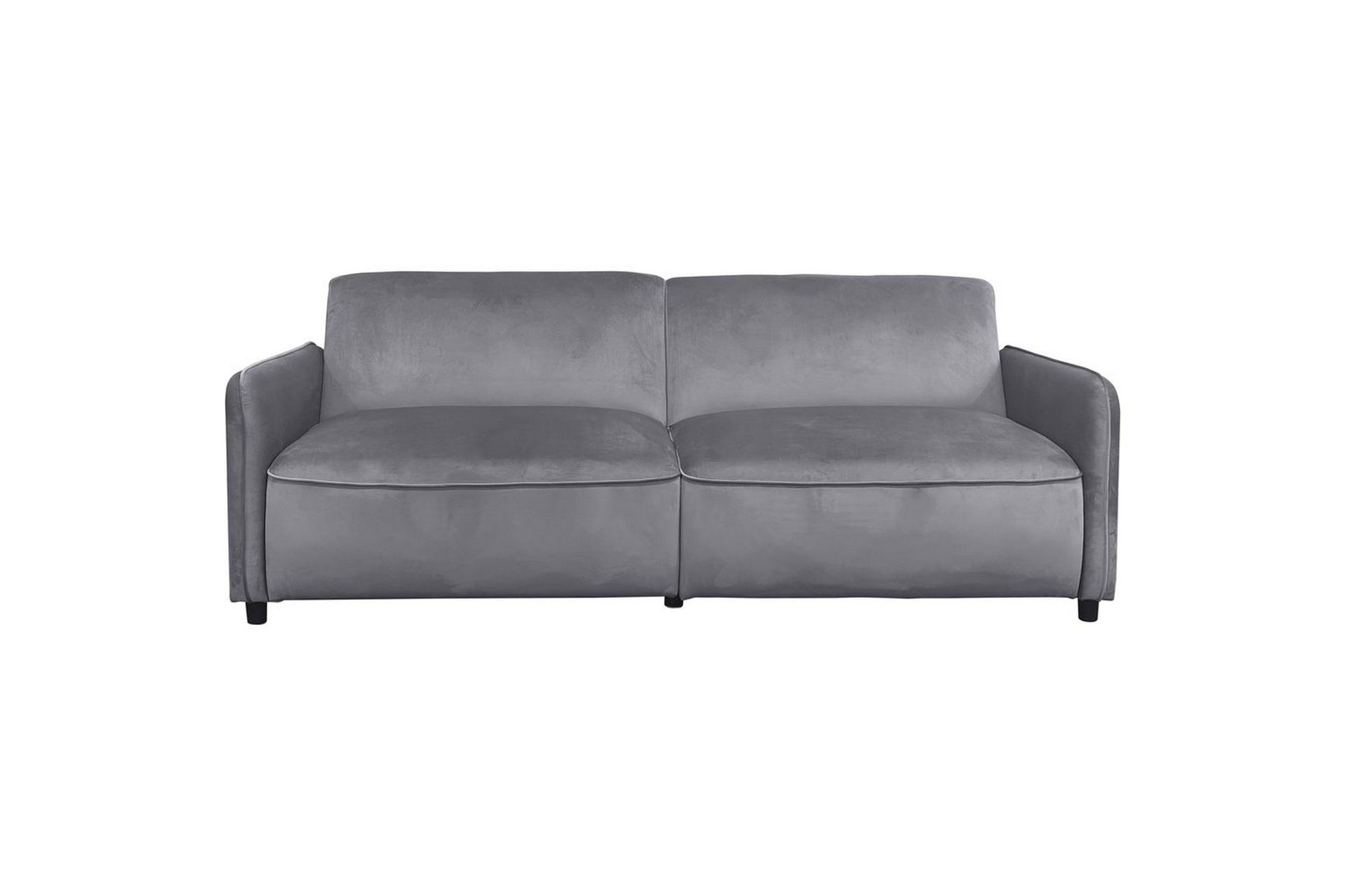 B&auml;ddsoffa utan divan & sch&auml;slong Loft24 B&auml;ddsoffa Loft24 Alicia Grey Velvet -