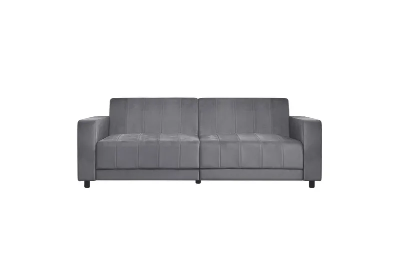 Bäddsoffa utan divan & schäslong Loft24 Bäddsoffa Loft24 Allie II Grey Velvet