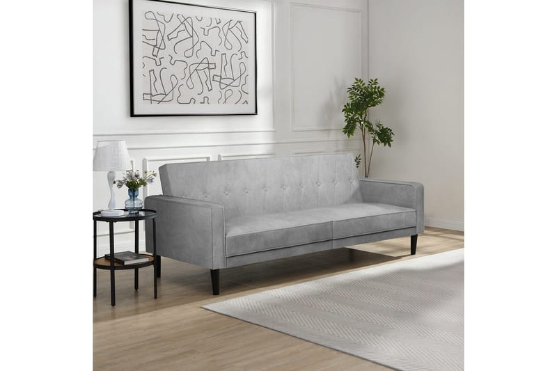 Bäddsoffa utan divan & schäslong Loft24 Bäddsoffa Loft24 Avon Grey1 - Möbler - Vardagsrum - Bäddsoffor