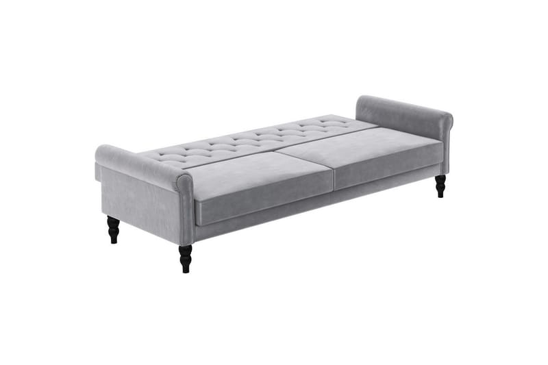 Bäddsoffa utan divan & schäslong Loft24 Tyne Bäddsoffa 3-sits Grå - Möbler - Vardagsrum - Bäddsoffor
