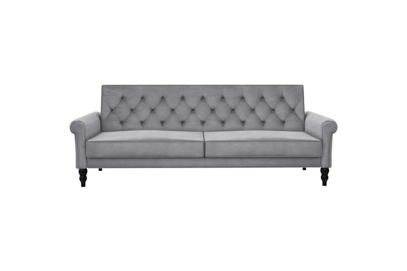 Bäddsoffa utan divan & schäslong Loft24 Tyne Bäddsoffa 3-sits Grå - Möbler - Vardagsrum - Bäddsoffor
