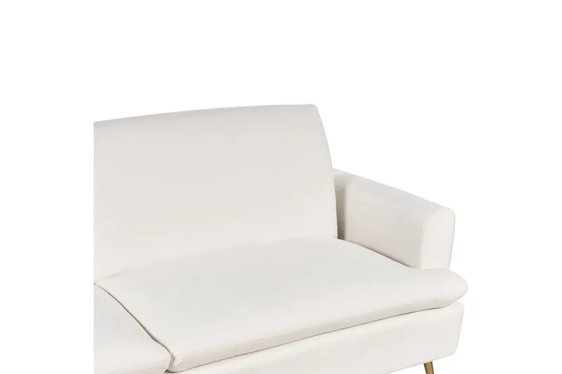 Bäddsoffa Vettre - Vitt, guld - Möbler - Vardagsrum - Bäddsoffor