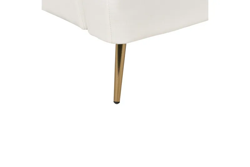 Bäddsoffa Vettre - Vitt, guld - Möbler - Vardagsrum - Bäddsoffor