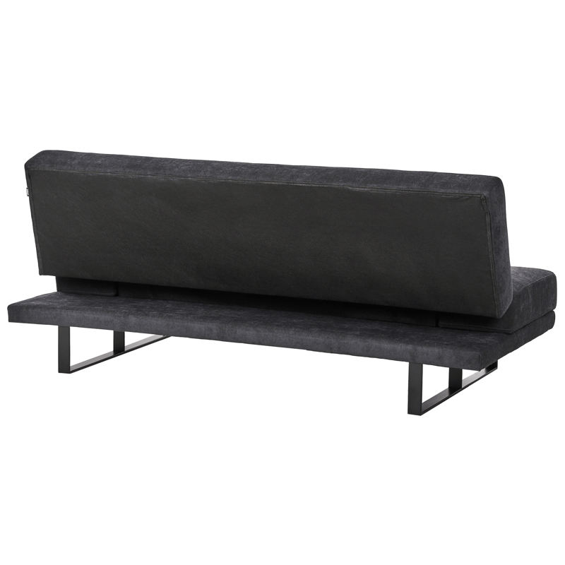 Bäddsoffa York Chenille - Svart - Möbler - Vardagsrum - Bäddsoffor - 2-sits bäddsoffa