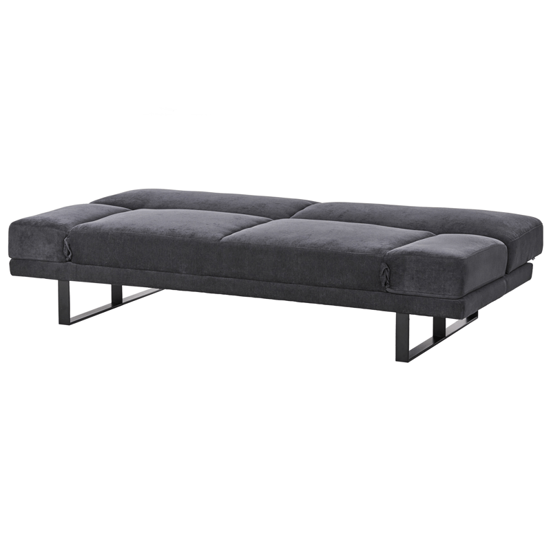 Bäddsoffa York Chenille - Svart - Möbler - Vardagsrum - Bäddsoffor - 2-sits bäddsoffa