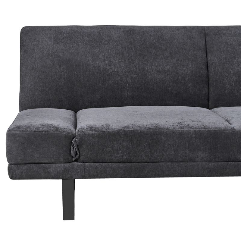 Bäddsoffa York Chenille - Svart - Möbler - Vardagsrum - Bäddsoffor - 2-sits bäddsoffa