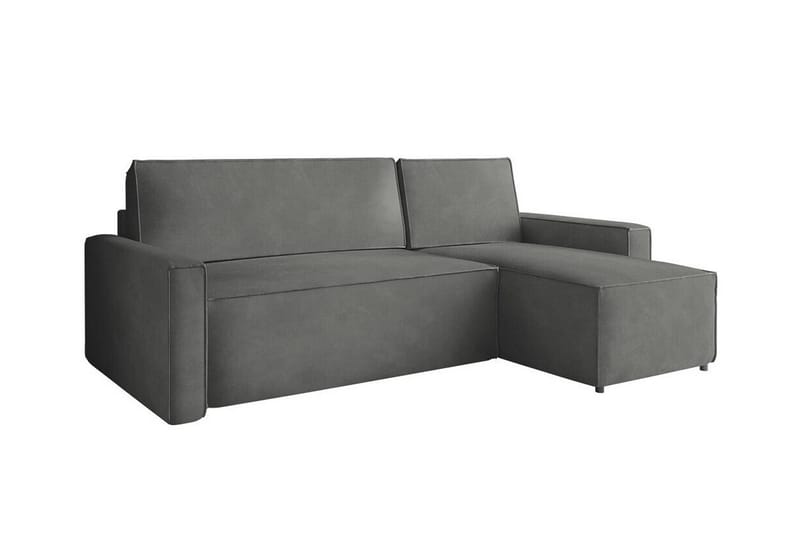 Bandon 3-sits Hörnbäddsoffa Grå - Möbler - Vardagsrum - Bäddsoffor - Hörnbäddsoffa