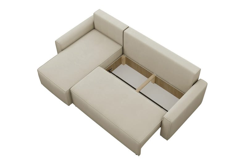 Bandon 3-sits Hörnbäddsoffa Svart - Möbler - Vardagsrum - Bäddsoffor - Hörnbäddsoffa