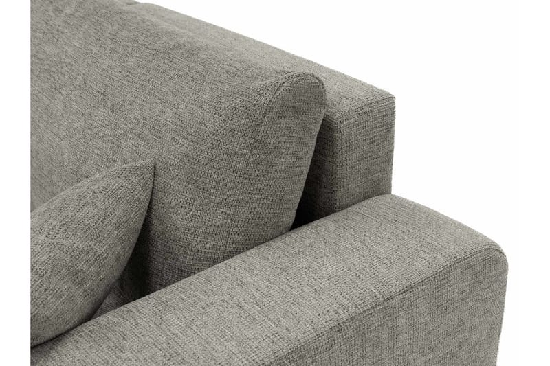 Barile Bäddsoffa Dubbeldivan 4-sits i Plysch - Beige - Möbler - Vardagsrum - Bäddsoffor - U bäddsoffa