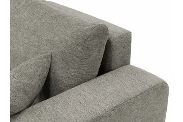 Barile Bäddsoffa Dubbeldivan 4-sits i Plysch - Beige - Möbler - Vardagsrum - Bäddsoffor - U bäddsoffa