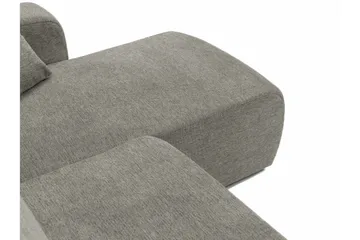 Barile Bäddsoffa Dubbeldivan 4-sits i Plysch - Beige - Möbler - Vardagsrum - Bäddsoffor - U bäddsoffa