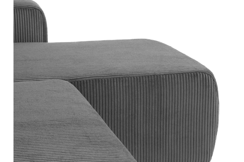 Barile Bäddsoffa med Divan 3-sits i Plysch - Vit - Möbler - Vardagsrum - Bäddsoffor