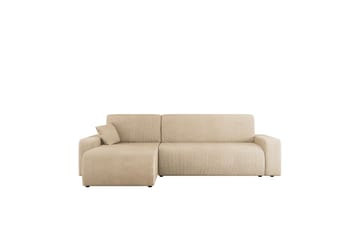 Barile Bäddsoffa med Divan 3-sits i Plysch