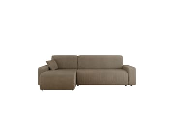 Barile Bäddsoffa med Divan 3-sits i Plysch