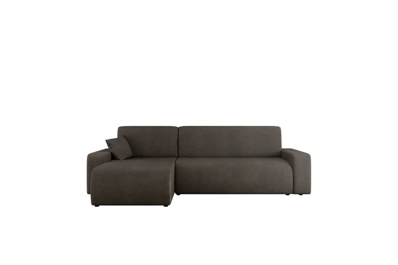 Barile Bäddsoffa med Divan 3-sits i Plysch - Grå - Möbler - Vardagsrum - Bäddsoffor