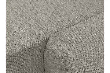 Barile Bäddsoffa med Divan 3-sits i Plysch - Grå - Möbler - Vardagsrum - Bäddsoffor