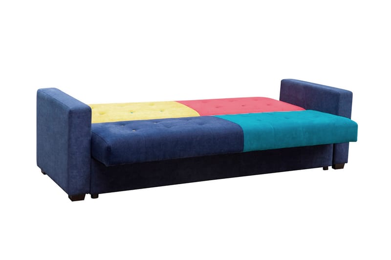 BARTEK Bäddsoffa 224x88x90 cm - Blå - Möbler - Vardagsrum - Bäddsoffor