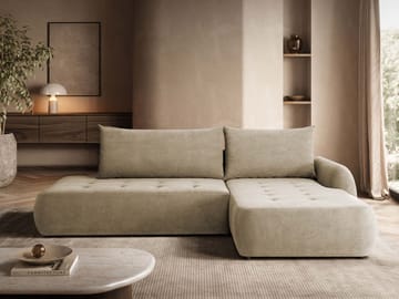 Bastos Bäddsoffa med Divan Höger - Beige - Möbler - Vardagsrum - Bäddsoffor