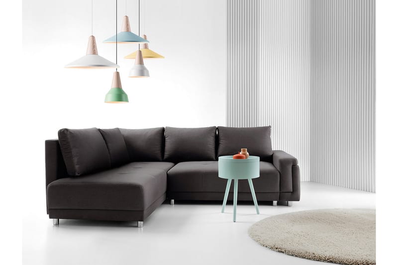 BEATE Bäddsoffa divan vänster Vänster - Grå - Möbler - Vardagsrum - Bäddsoffor - Hörnbäddsoffa