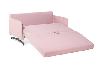 Belfast 2-sits Framåtbäddad Rektangulär Bäddsoffa 140x197 cm i Tyg - Rosa - Möbler - Vardagsrum - Bäddsoffor