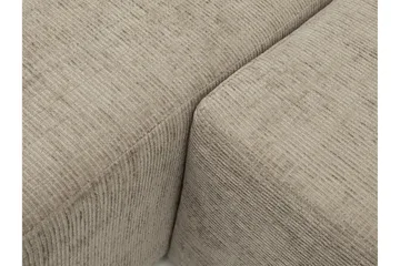 Bella Bäddsoffa med Divan 3-sits i Plysch - Grå - Möbler - Vardagsrum - Bäddsoffor