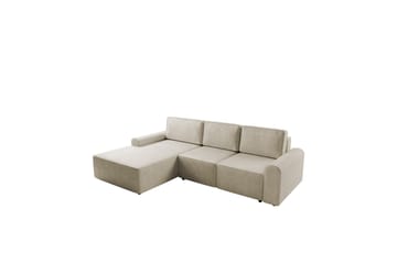 Bella Bäddsoffa med Divan 3-sits i Plysch