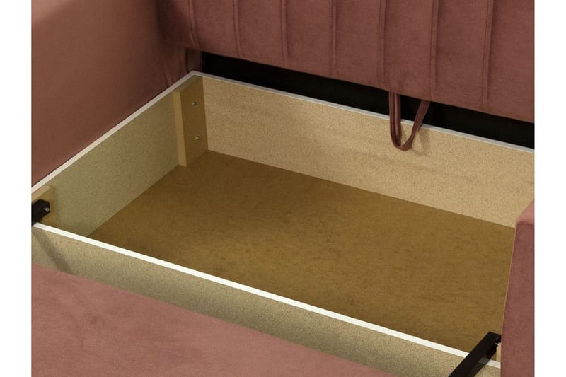 Bensbyn 2-sits Bäddsoffa 132x196 cm Bäddbar Vertikalt Sydd i Tyg - Grå - Möbler - Vardagsrum - Bäddsoffor