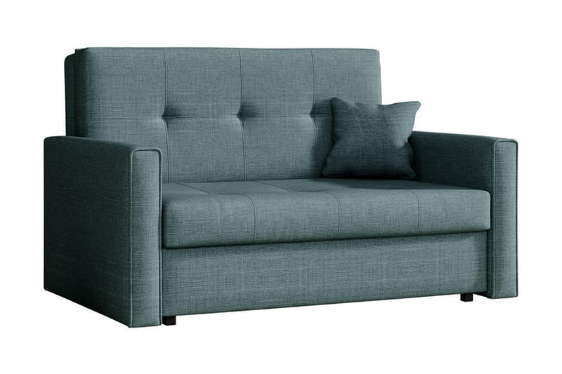 Bensbyn 2-sits Längsbäddad Bäddsoffa 112x196 cm med Förvaring i Tyg, Grön