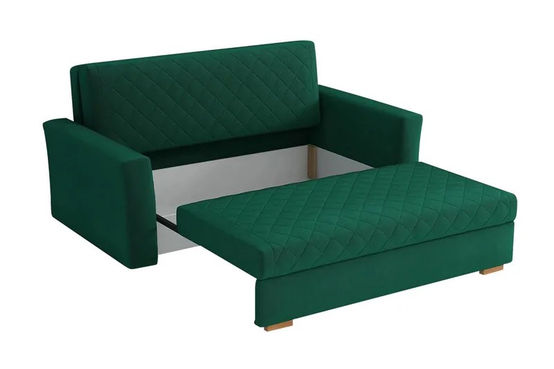 Bensbyn 3-sits Bäddsoffa Rutmönster - Svart - Möbler - Vardagsrum - Bäddsoffor