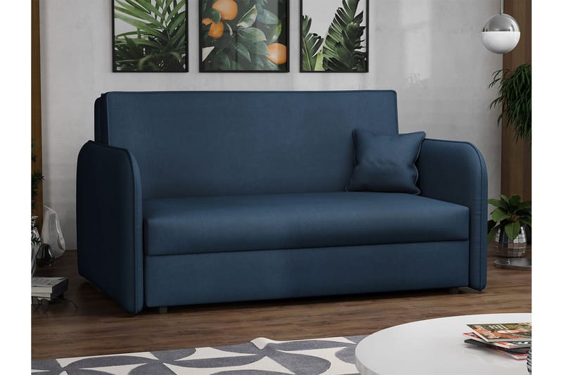 Bensbyn Bäddsoffa - Blå - Möbler - Vardagsrum - Bäddsoffor - 2-sits bäddsoffa