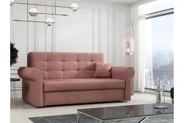 Bensbyn Bäddsoffa - Rosa - Möbler - Vardagsrum - Bäddsoffor
