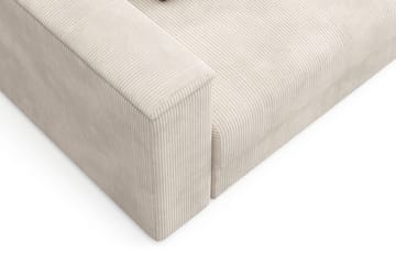 Bergen Extra djup 3-sits Bäddsoffa med Bäddmadrass i Latex och Tvättbar klädsel - Beige - Möbler - Vardagsrum - Bäddsoffor - 3-sits bäddsoffa
