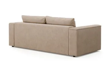 Bergen Extra Djup 3-sits Bäddsoffa med förvaring - Beige - Möbler - Vardagsrum - Bäddsoffor - 3-sits bäddsoffa