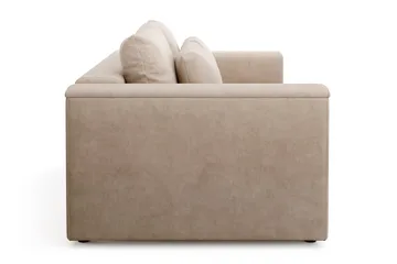 Bergen Extra Djup 3-sits Bäddsoffa med förvaring - Beige - Möbler - Vardagsrum - Bäddsoffor - 3-sits bäddsoffa