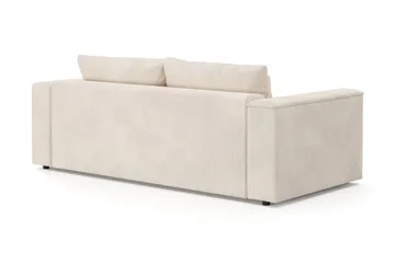 Bergen Extra Djup 3-sits Bäddsoffa med förvaring i manchester - Beige - Möbler - Vardagsrum - Bäddsoffor - 3-sits bäddsoffa