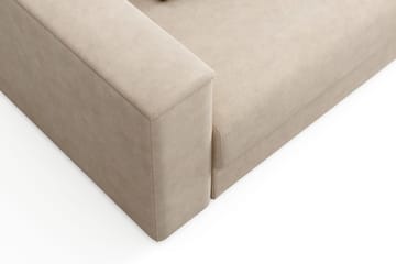 Bergen Extra Djup 3-sits Bäddsoffa med vändbar divan och förvaring - Beige - Möbler - Vardagsrum - Bäddsoffor